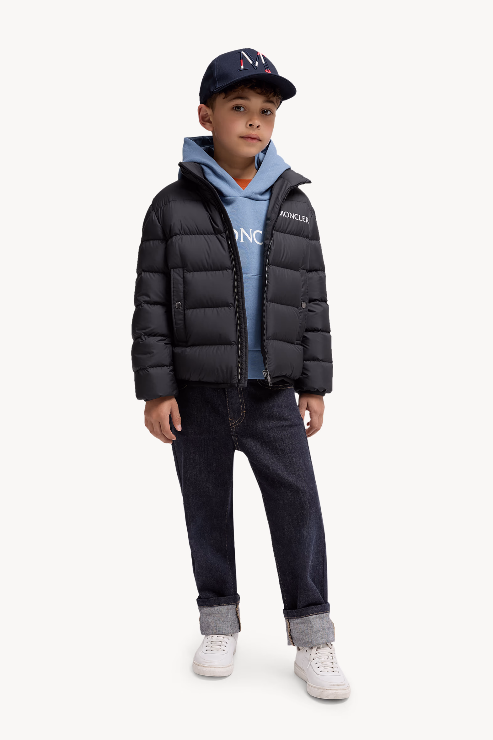 Bajan Down Jacket Boy Black Moncler 2